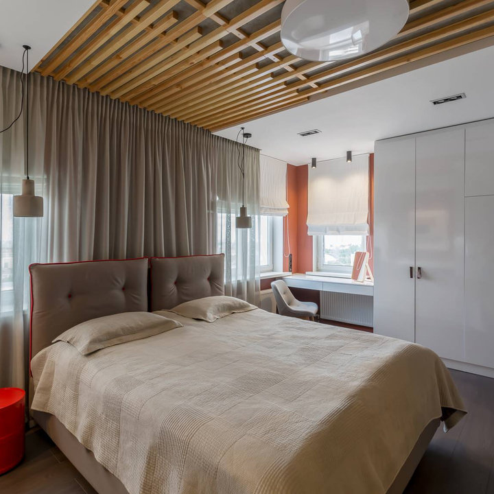 75 Wood Ceiling Bedroom - February, 2026