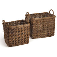 Normandy Square Chateau Baskets, Set of 2
