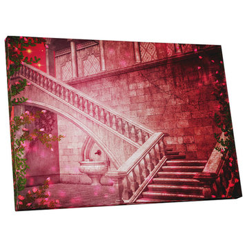 Children "Fantasy Staircase" Gallery Wrapped Canvas Wall Art