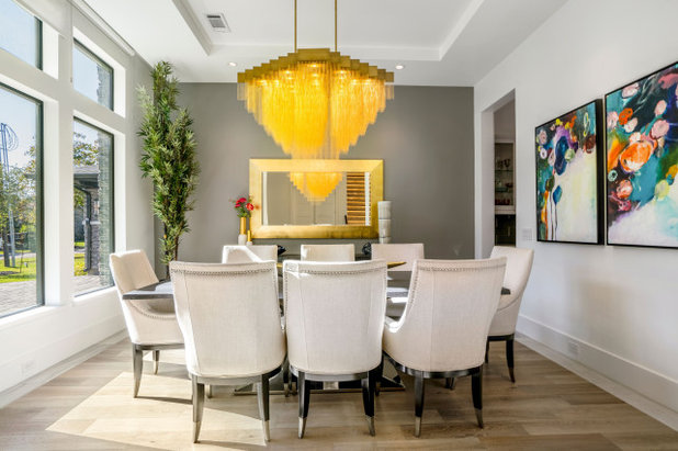 Fusion Dining Room by Winfrey Design Build