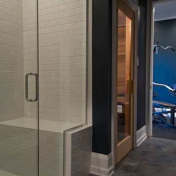 Steam room and sauna