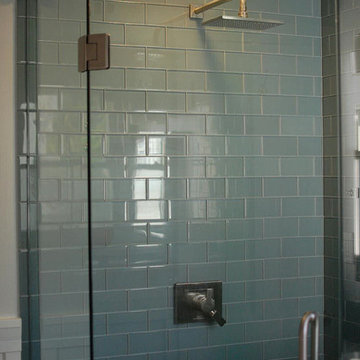 Glass Subway Tile Bathrooms by SubwayTileOutlet.com