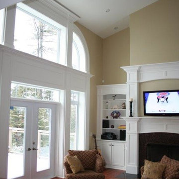 Magazine Worthy Entertainment System with Built ins