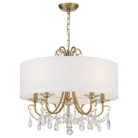 Othello 5 Light Vibrant Gold Chandelier