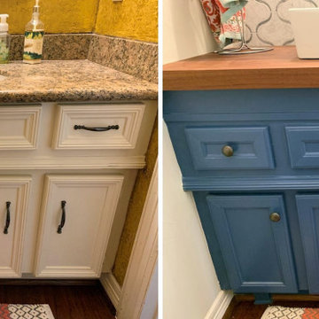Before and After remodel