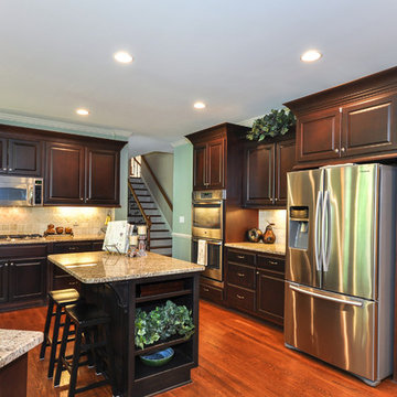 Crooked Creek: restained Kitchen