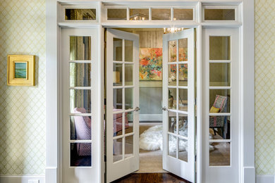 Inspiration for an eclectic home office remodel in Atlanta