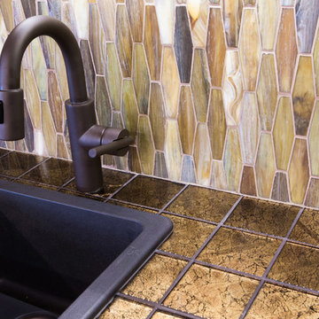 Home Theater Wet Bar Detail View