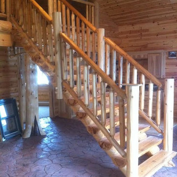 Log Railing