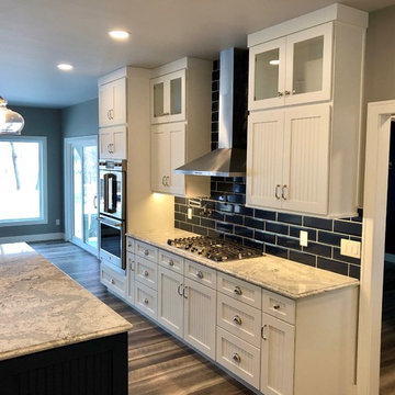 Dura Supreme Craftsman Beaded Cambria Summerhill Painted Cabinets
