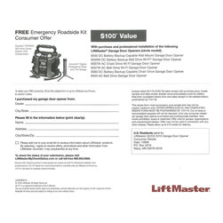 FREE Emergency Roadside Kit (See Details) - Garage Doors And Openers