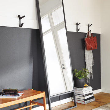 Soho Wall & Leaning Mirrors in Natural Steel by R&B