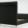 Manhattan Comfort Empire Bed Frame, Charcoal, Queen