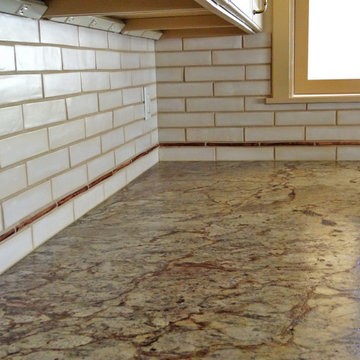 Handmade 2x8 Subway Tile Backsplash