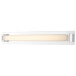 Z-Lite - Z-Lite 1926-37V-CH-LED Elara - 38.6" 28.5W 1 LED Bath Vanity - Modern style with a hint of mid-century appeal? ItElara 38.6" 28.5W 1  Chrome Frosted Glass *UL Approved: YES Energy Star Qualified: n/a ADA Certified: n/a  *Number of Lights: Lamp: 1-*Wattage:28.5w LED bulb(s) *Bulb Included:Yes *Bulb Type:LED *Finish Type:Chrome