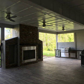Peng covered lanai/ Summer kitchen