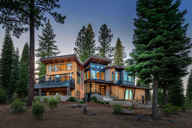 Eclectic exterior home idea in Other