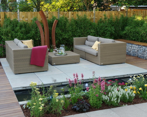 Moderne Terrasse mit Wasserspiel Ideen, Design & Bilder | Houzz