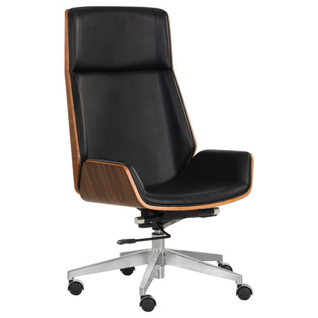 Rhett Office Chair, Dillon Black