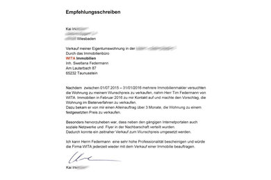 Verkauf einer Penthouse Wohnung im Bieterverfahren - Wiesbaden Kohlheck