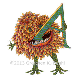 ART: Guardian Monster -- Amaraska Icckelbush is her name. - Kids Decor
