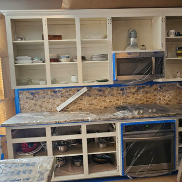 Cabinet Refinishing Preparation