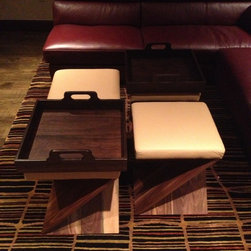 Walnut "Cap Trays" - Home Decor