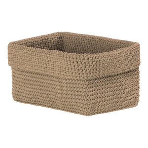 Heritage Lace Mode Crochet Basket Set 3 W Trim Contemporary Baskets By Uber Bazaar