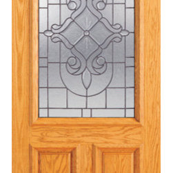 Mahogany Radius Li Exterior Single Door - Front Doors