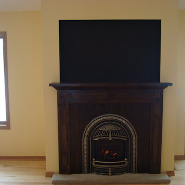 Wood Fireplace Surround