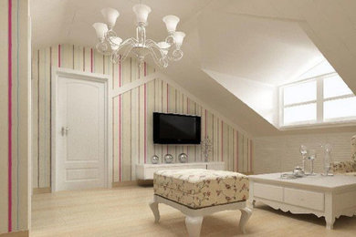Family room photo in New York