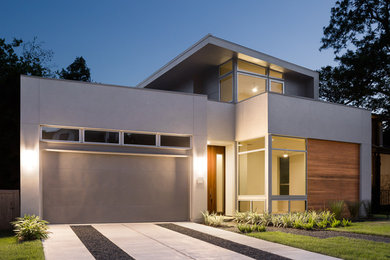 Example of a trendy exterior home design in Austin