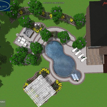 Swimming Pool Build in La Plata, MD - TT - Wise Pool & Spa