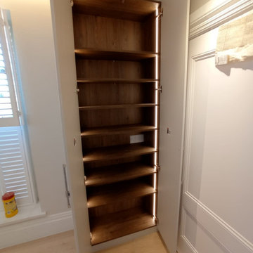 Shaker Style Hinged Wardrobe in Hatch End by Kudos Interior Designs