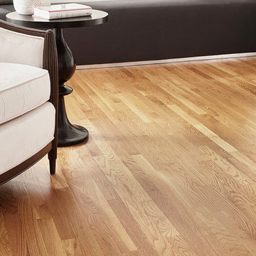 Modern, Sophisticated Reading Room - Hampton Honey, Solid, Red Oak Hardwood