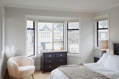 Example of a trendy bedroom design in Vancouver