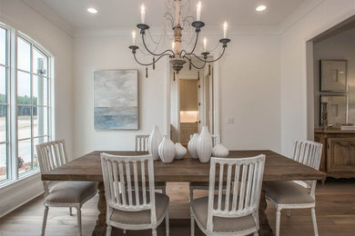 Example of a transitional dining room design in Jackson