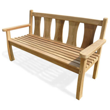 Windsor's Balmoral 60" Bench, 3 Seater, Grade A Teak