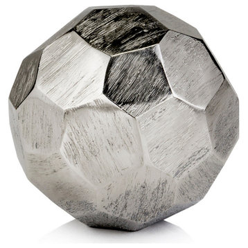 Facetado Silver Sphere