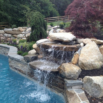 Natural Stone Waterfall