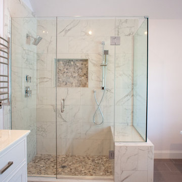 Elegant 90 degree shower enclosure