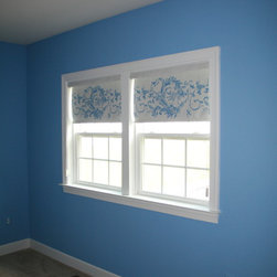 Custom Graphic Roller Shades - Window Treatments