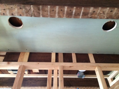 How Would You Protect Exposed Joists In A Bathroom