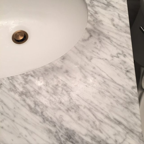 Marble Vanity Etching