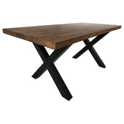 Industrial Outdoor Dining Tables by GDFStudio