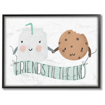 Friends Til The End Cookies And Milk Design, 16"x20"