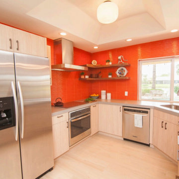 Red Kitchen Makeover