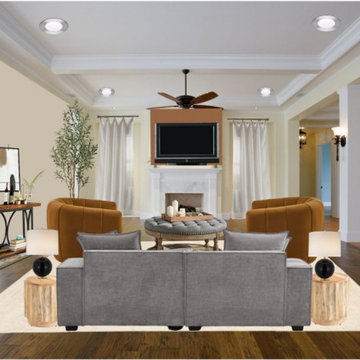 Virtual Living Room Design Concept
