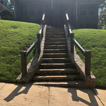 Flagstone Staircase/Low Voltage Lighting
