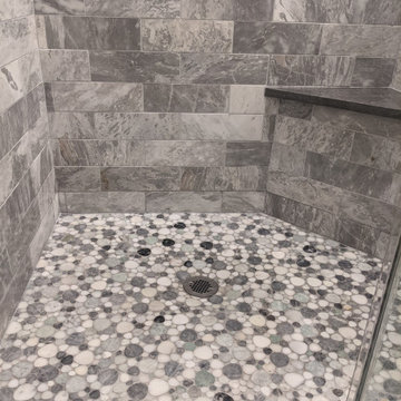 Solco verde marble bathroom
